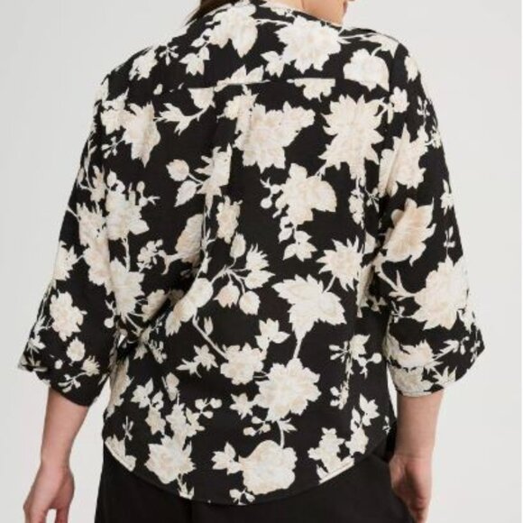 NWT Torrid Harper 3/4 Sleeve Blouse 1X/14-16 - Picture 3 of 13